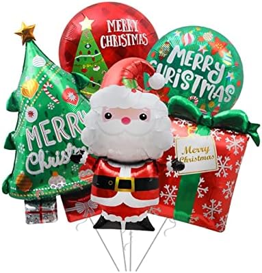 Божиќни украси Божиќни балони Божиќни патерици на лижави санта за подароци Златни глобуси Детска фаворизирање Божиќни украси среќни