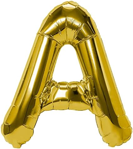 40во Златна Буква Фолија Балон Роденден Свадба Празник Партија Материјали