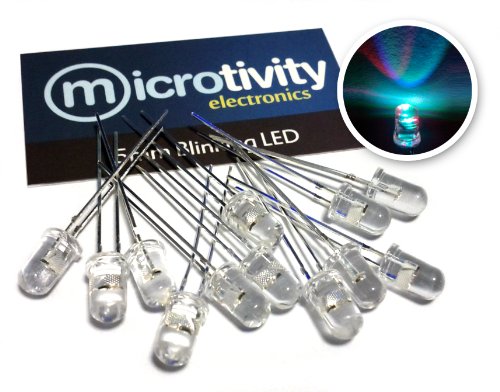 MicroTivity IL604 5mm RGB бавно ротирачки LED w/отпорници