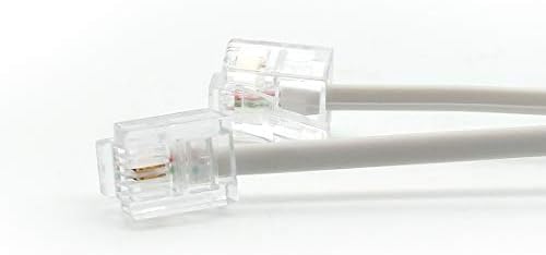 Телефонска линија RJ11 6P2C Телефонска линија Продолжување на телефонот Директна кабелска жица 6p2c игла приклучок машки до машки приклучок
