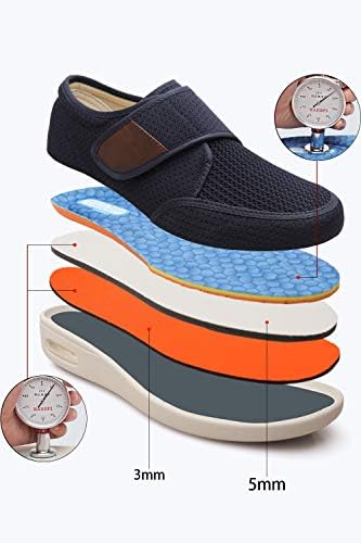 Чевли за дијабетес во Зумејаја, прилагодливи спортски чевли, додавајќи ѓубриво за да се прошират чевлите што не се лизгаат на нозете