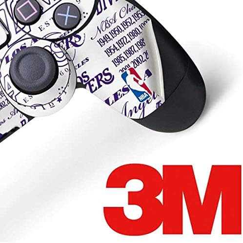 Skinit Decal Gaming Кожа за контролор PS4 - Официјално лиценциран НБА ла Лејкерс историски дизајн на експлозија