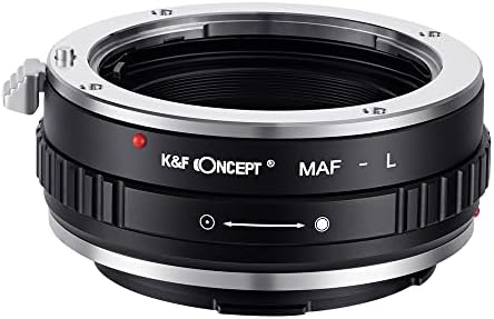 K&F концепт леќи Адаптер MAF-l Рачен фокус компатибилен со Sony A леќа до L монтирање на телото на камерата