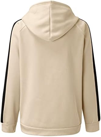 Womenените поштедуваат јакна од качулка преголема лабава џемпер дуксети симпатична тинејџерска девојка топла руно џемпер на пулвер