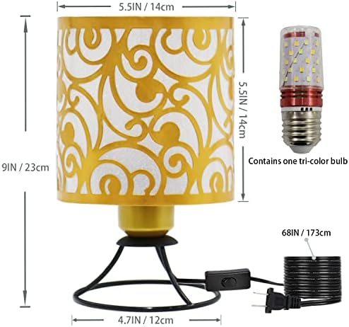 Светилка за маса, минималистичка мала ламба во кревет, метална ноќна ламба за спална соба, црна маса, ламби за ноќна ноќ за дневна соба