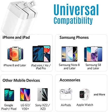 USB C Полнач 30W, Gan PD 3.0 Издржлив Компактен Преклоплив Брз Полнач За Galaxy S20/S10, Забелешка 20/10+, iPhone 13/Pro/Mini, iPad Pro,