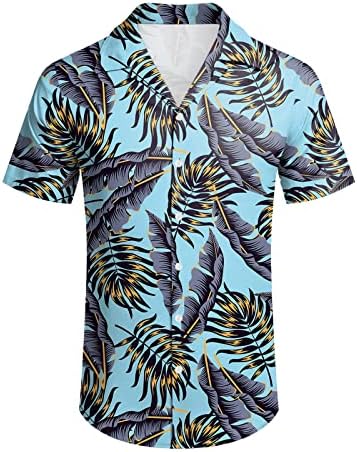 2023 нови мажи случајни кратки ракави пролетно лето лето на вратот на вратот 3Д печатени кошули модни врвни кошули за блузи