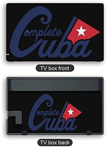 Налепница за прекинувач на логото на Cuba Flage целосна обвивка за заштитени налепници за заштитени филмови