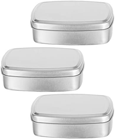 3 парчиња метална калај кутија алуминиумска сапунска кутија држач