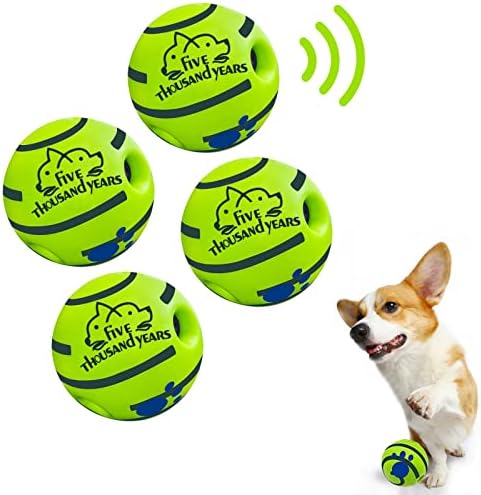 Мал(3.14 Дијаметар)Нишање Кикотат Куче Играчки Топка,Интерактивни Куче Играчки Топка,Писклив Куче Играчки Топка Издржлив Мавта Џвакање