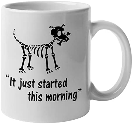 Медрок Ветеринар Технолошки Подарок Штотуку Започна Оваа Утринска Шолја За Кафе, Роденденски Подарок За Ветеринар Технолошки Асистент,