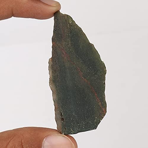 44,35 КТ природна груба зелена жад лабава скапоцен камен за трескање, кабење, декорација