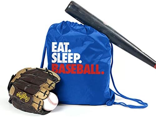 Халкталкспорт Бејзбол Спорт Пакет Цинч Вреќа / Јадете Бејзбол За Спиење