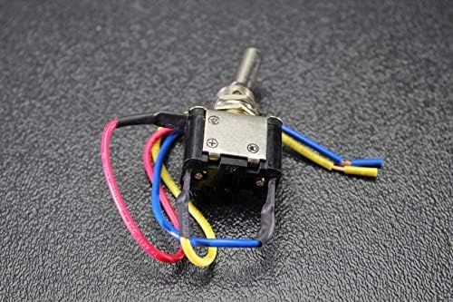 5 компјутери метал прекинувач за метал вклучено сино LED 12V 20 засилувач 3 пин е-EC-MT1220Blu