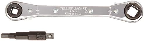 Пакет од 2 жолта јакна 60610 клуч за рачка со адаптер