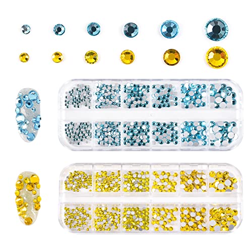 Kads 10 бои Ab стаклени нокти Rhinestones Декорација на ноктите скапоцени камења DIY нокти од нокти