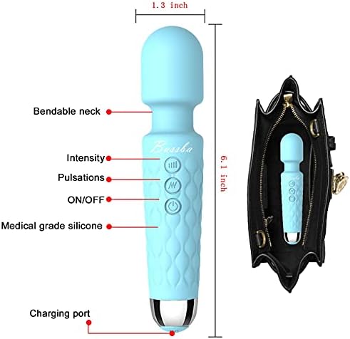 Bussba Silicone G-Spot стимулирачки клиторен вибратор вибратор оргазам што дува за умот, електрична рачна прирачник за полнење
