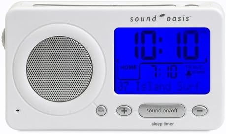 Звук Оаза С-850В Патување Спиење Звучна Терапија Систем, Џет-Заостанување Намалување На Звукот Со Глас Меморандум, 18 Смирувачки Природни Звуци