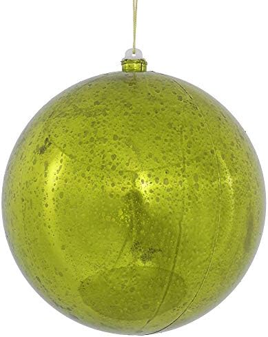 Викерман 10 “Божиќна украс топка, вар Сјајна Меркур финиш, распрскувана пластика, декорација на новогодишно елка