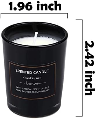 Eupnhy 12 пакет миризливи свеќи Подароци сет 2.5oz силен мирис ароматерапија тегла свеќа постави соја восочни декоративни свеќи за домашни