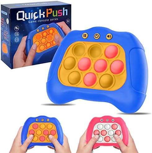 Pojziuy Pop Fidget Console Game Pro Toys, Светло меурчиња за мозаик за аутизам Декомпресија на деца, ектронични рачни рачни сензорни машини