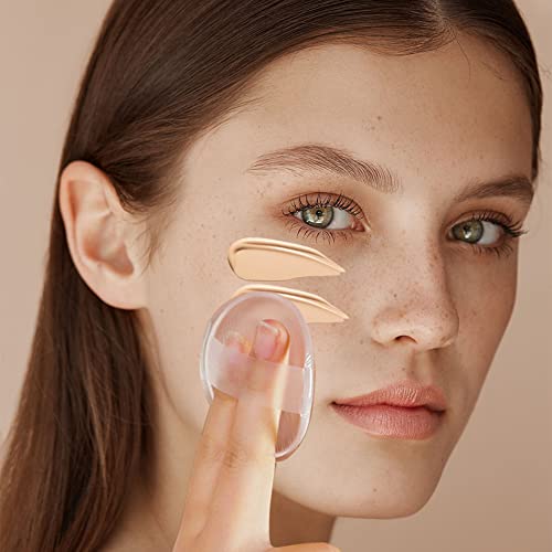 6 пакувања Силиконски воздух со шминка за шминка за убавина за убавина, лесен за чистење и примена на козметичка алатка за шминка за