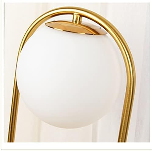 Liruxun злато црна предводена стаклена топка табела за ламба светло осветлување за студирање во кревет во спална соба дома