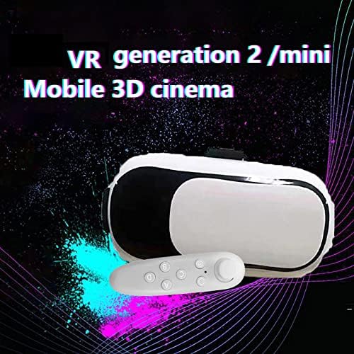 Вр 3Д Очила Вр Паметни Очила Игра Рачка Постави Безжична Bluetooth Конекција, Извонредно 3d Гледање Филм На Мобилен Телефон, За Android/iOS/Компјутер