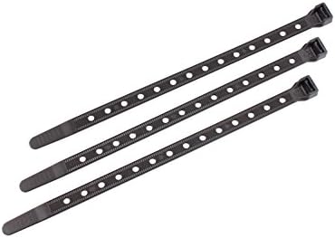 Southwire BL7S9C 7 ”Внатрешни рангирани најлонски врски, 50 фунти јачина на затегнување, 100 брои, бела кабелска вратоврска