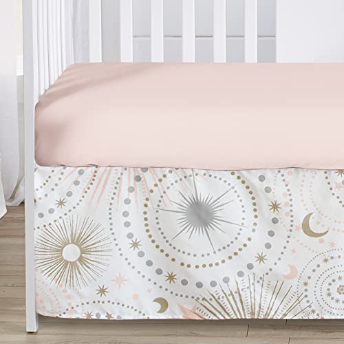 Слатка џојо дизајни руменило розово злато starвезда и месечина девојче бебе креветчето постелнини сет новороденче за новороденче