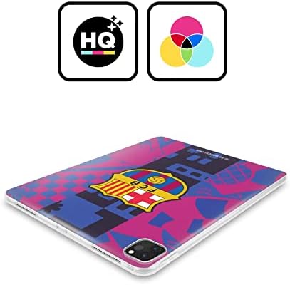 Дизајн на главни случаи официјално лиценциран ФК Барселона Трети 2021/22 Комплет за сртот мек гел кутија компатибилен со Apple iPad Mini