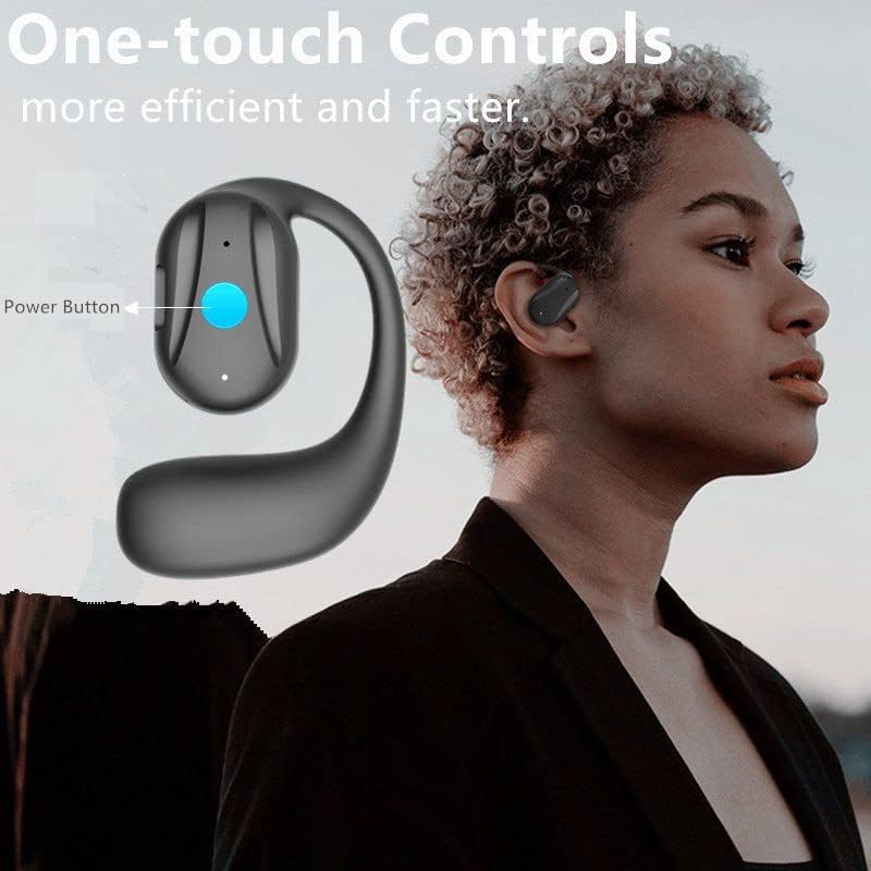 BQXX Отворено уво Bluetooth слушалка сингл на слушалки за уши Bluetooth безжичен слушалки со слушалки за деловни активности на увото,