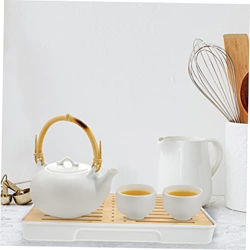 Зеродеко чај табела табела за табели за јадење кинески чај сет 2 нивоа лента кинески гунгфу чај чај чај сад резервоар резервоар кунгфу чај чај
