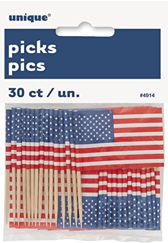 Гроздобер салфетки за забави на американско знаме, 20CT
