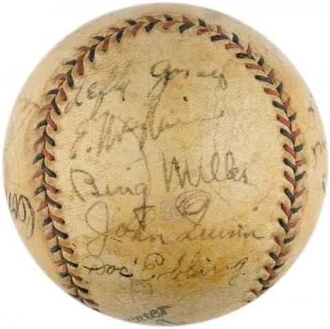Бабе Рут и Лу Гериг 1934 година Турнејата во јапонската екипа потпиша бејзбол JSA COA - Автограмирани бејзбол