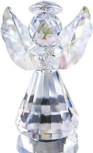 Hdcrystalgifts Crystal Angel и 15 mm Crystal Glass Prism Cube