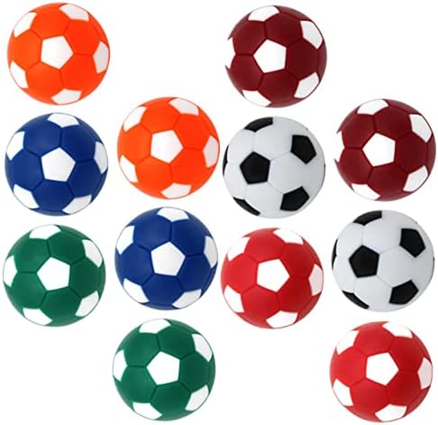 Абаодам 16 парчиња фудбалски играчки фудбалски десктоп додатоци Фудбал за деца фудбалски топки фусбол фудбалски топки со топки за замена