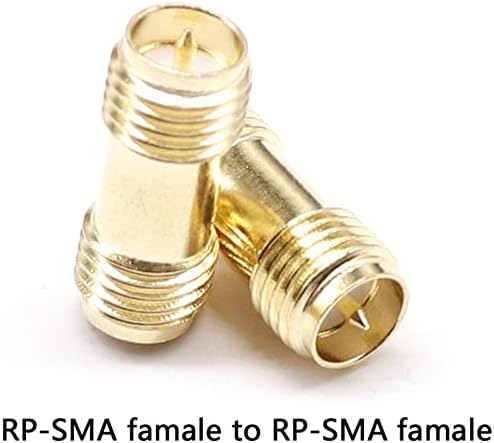 Gruni RP SMA MALE FEMALEN FOME LOME TO RP SMA машки женски адаптер RF Coax спојување Орев барел конектор за конектор 1 парчиња