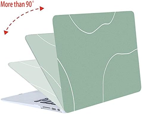 Ланбаилан Лаптоп Пластични Хард Школка Заштитни Случај, Компатибилен За Нови MacBook Воздух 13 инчен 2020 2019 2018 Ослободување