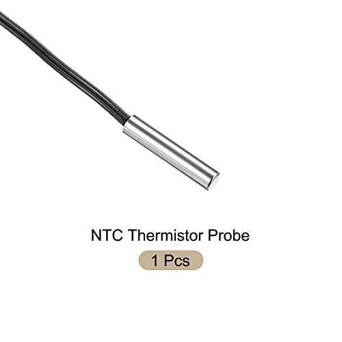 Rebower NTC Thermistor Probe 20K 3,3ft Водоотпорна сонда на сензорот за темпо на не'рѓосувачки челик, [за дигитален предавател на температура]