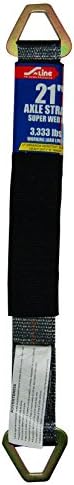 S-line 30AS21-BK, лента за оски, црна со црн ракав за носење на кордура, печат Д-прстен, 21-инчен од 2-инчи