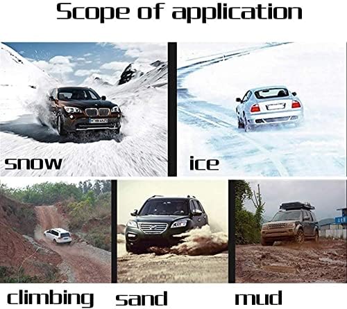 Снежни ланци за снег за автомобили - ремени за гуми против гуми за итни случаи, синџир за снег на автомобили за камиони Миниван пикап