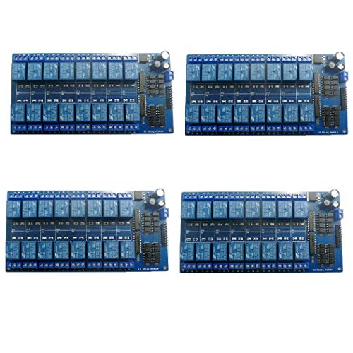 Multifunction Eletechsup 16ch Multifunction RS485 RS232 PLC MODBUS RTU модул IO контролна табла за контролен прекинувач за