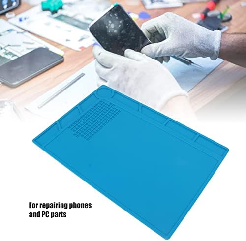 Сина силиконска подлога за одржување на силиконска табела отпорна на силиконска табела за одржување на работната сила лесна подлога за поправка