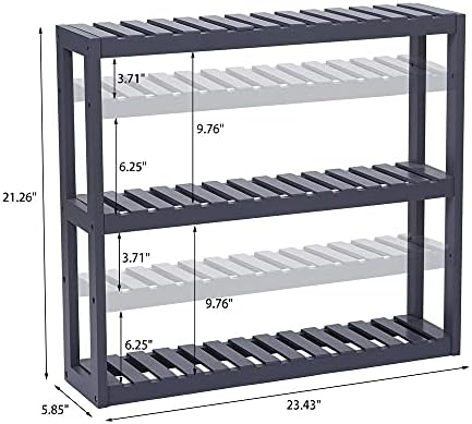 SMLJLQ решетката за бања 3 нивоа за складирање на wallидови за прилагодување на прилагодливи нивоа за посебни кујнски простории за дневна