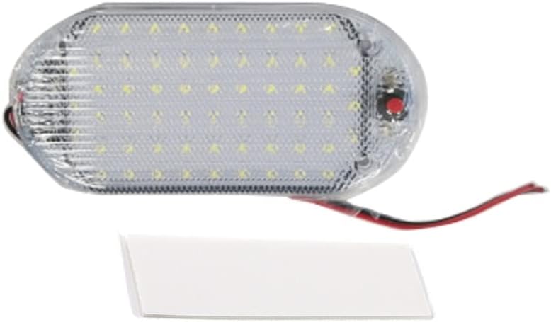 48LED 12V-85V LED автомобилски возило Внатрешни куполи Покрирање на таванот за читање светло светло за внатрешни работи на покривот на автомобилот
