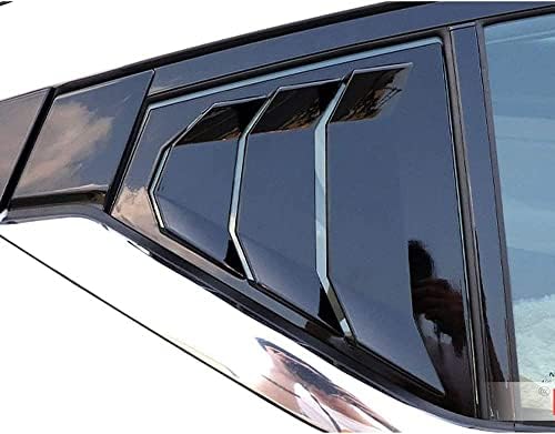 Задниот страничен прозорец ACDEYACA LOWERS компатибилен со Nissan Altima 2019 2020 2021 2021, Air Vent Scoop Сенки за нијанси Покријте