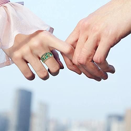 Ringенски ангажман ringsвони пеперутка цирконија што одговара на прстенот годишнини за роденденски накит подароци за жени девојки додатоци