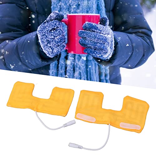 2 парчиња загревање на подлогата USB Електрични нараквици загреани влошки за греење вметнување подлога за зимско кампување на отворено