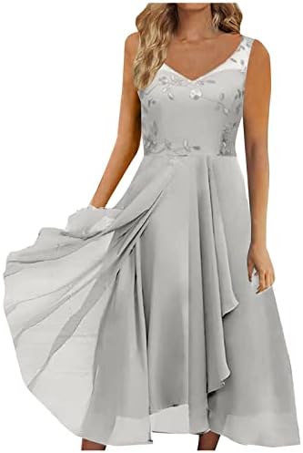 Мајка на фустанот за невестата за свадбени чипка аплики 1/2 ракави со низок лажички шифон за вратот Официјална вечер фустан